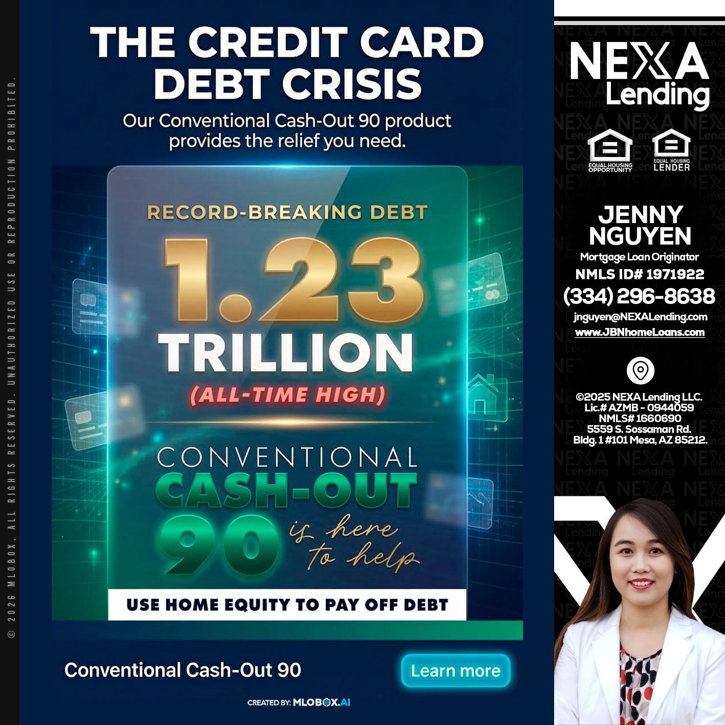 THE CREDIT CARD - Jenny Nguyen -Mortgage Loan Originator