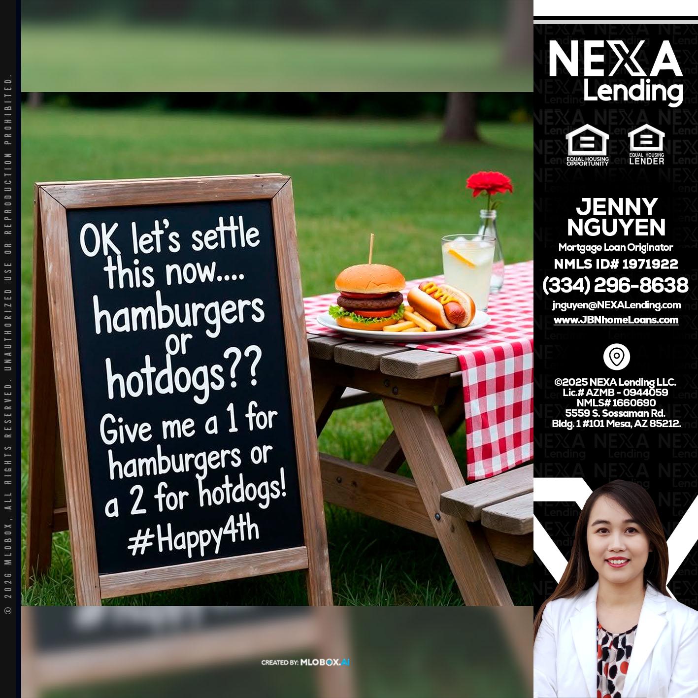 let settle this - Jenny Nguyen -Mortgage Loan Originator
