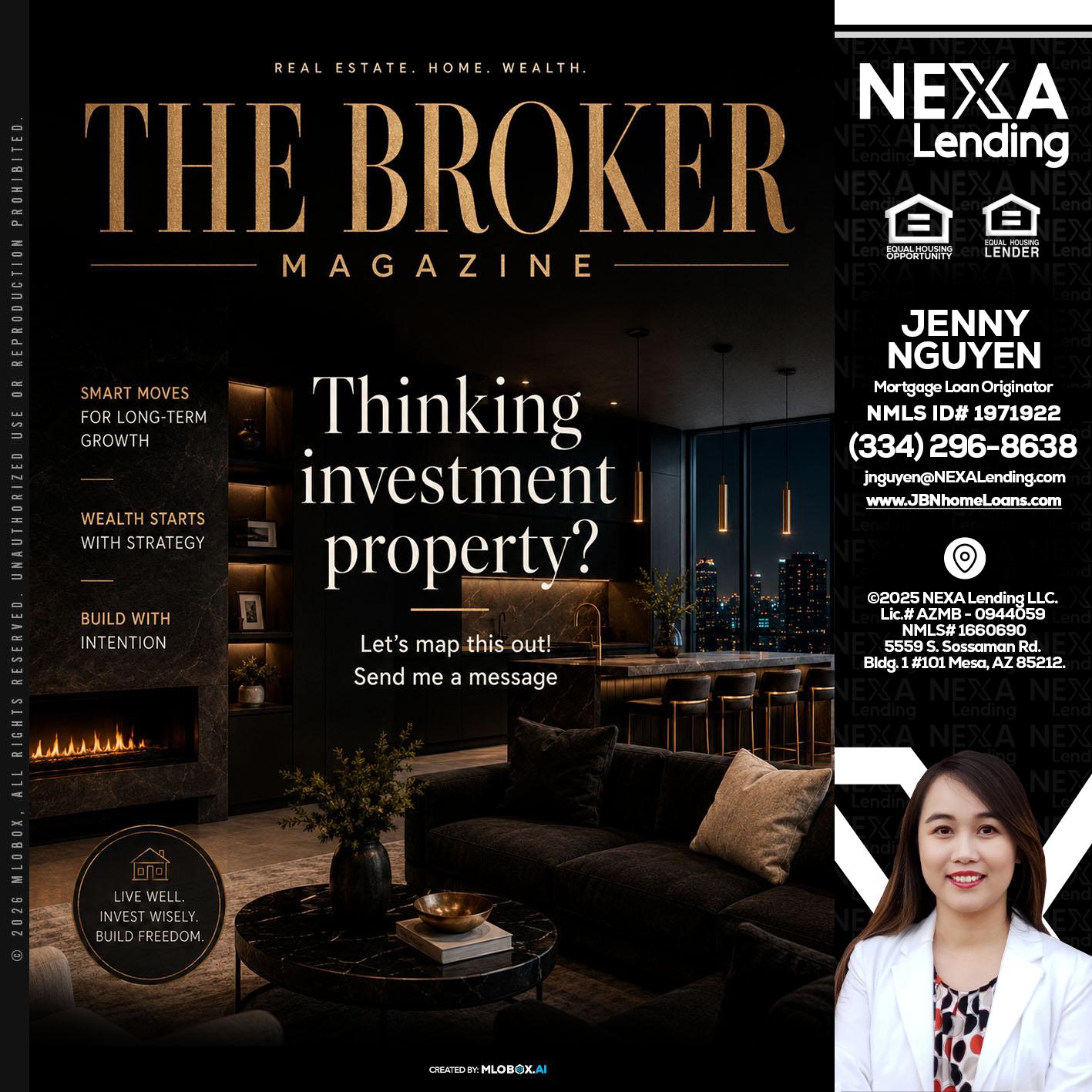 THE BROKER - Jenny Nguyen -Mortgage Loan Originator