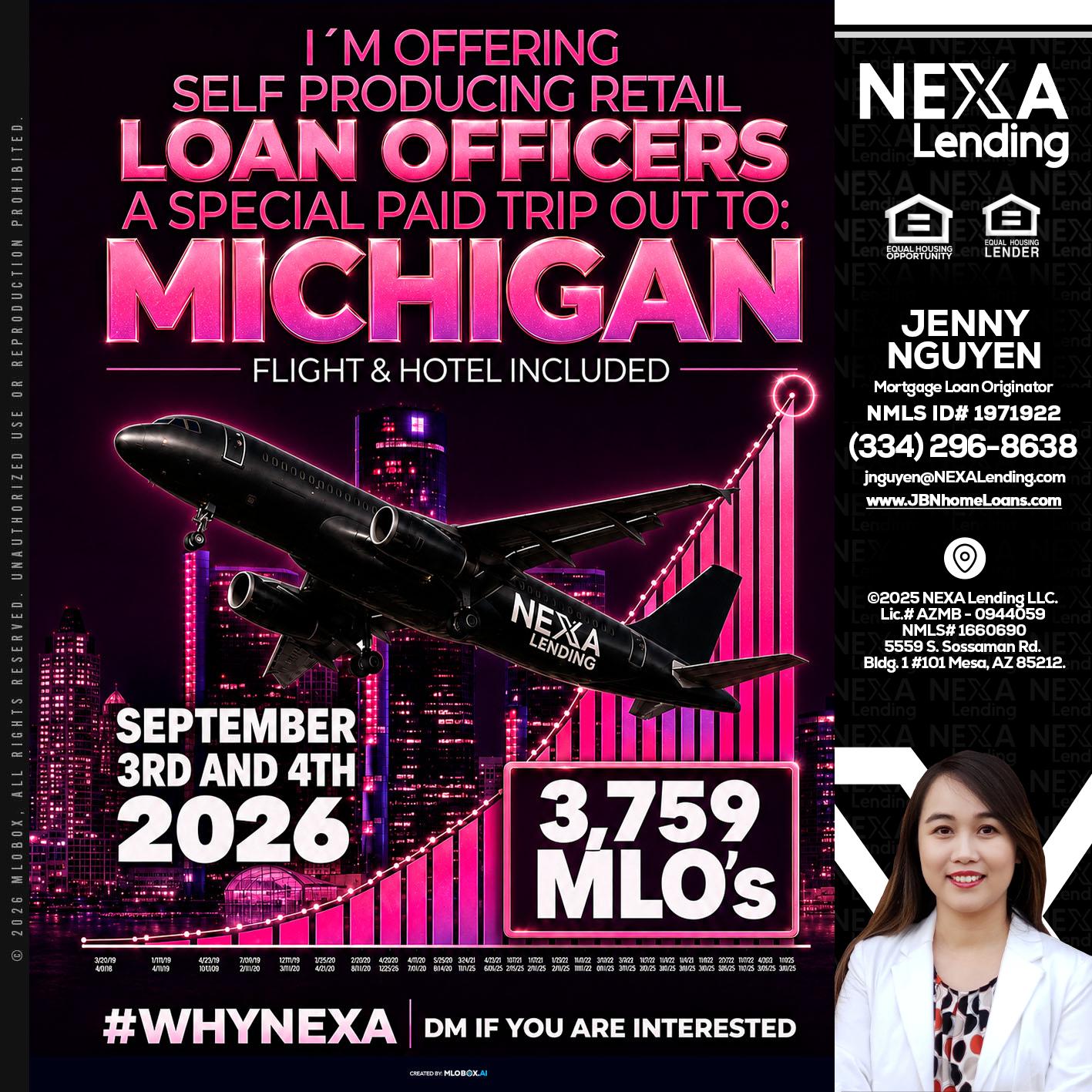 MICHIGAN TRIP - Jenny Nguyen -Mortgage Loan Originator