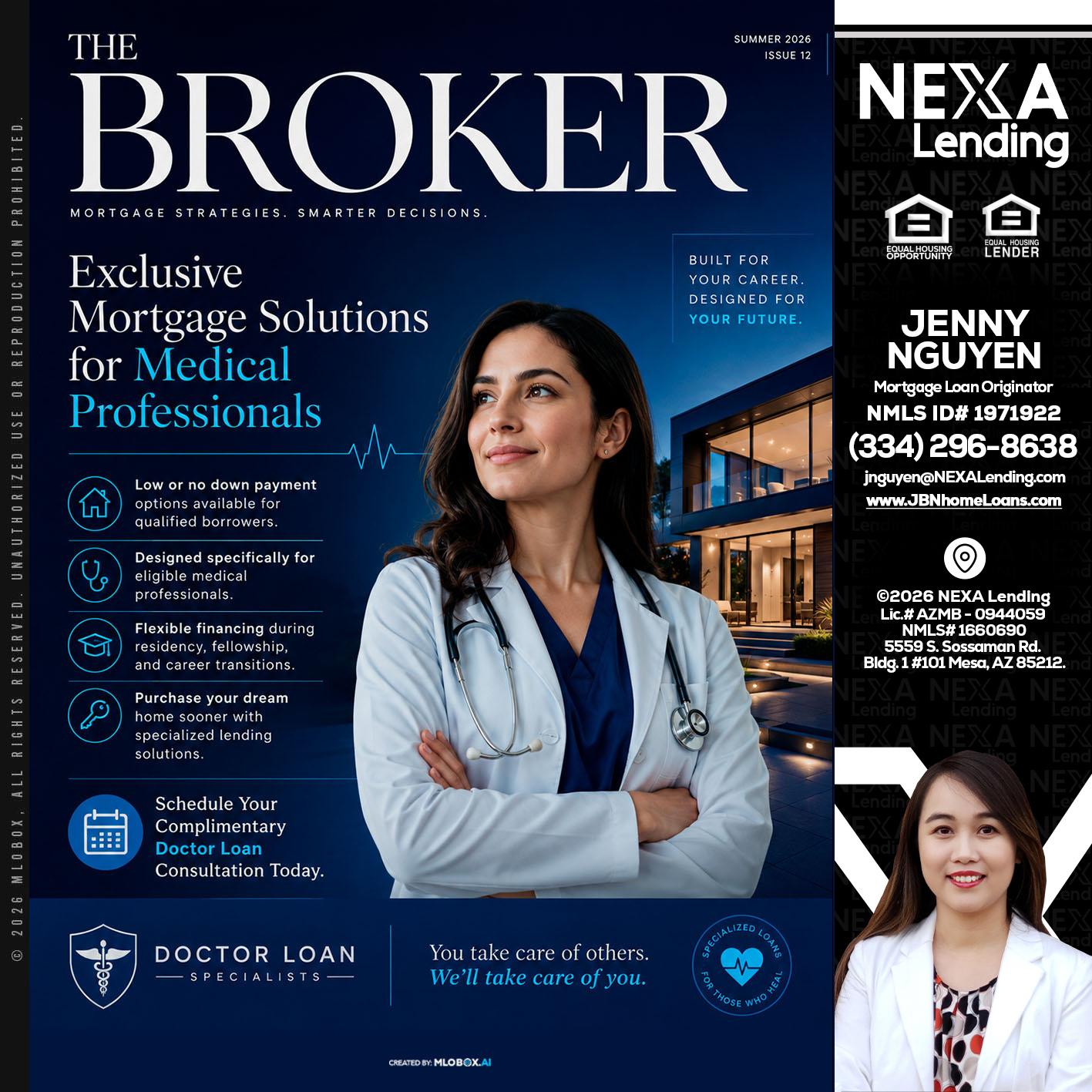THE BROKER - Jenny Nguyen -Mortgage Loan Originator