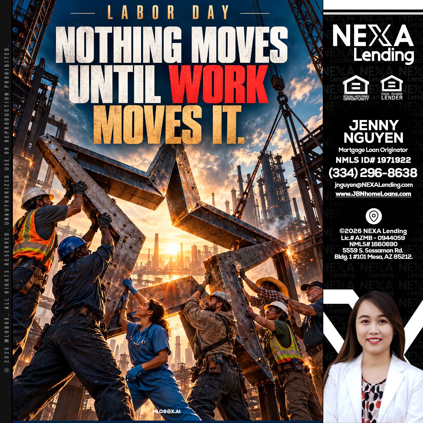 LABOR DAY - Jenny Nguyen -Mortgage Loan Originator
