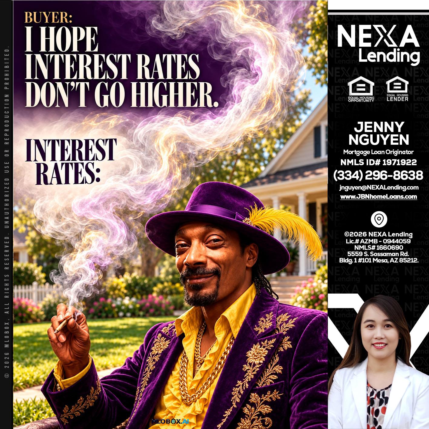 I HOPE RATES - Jenny Nguyen -Mortgage Loan Originator
