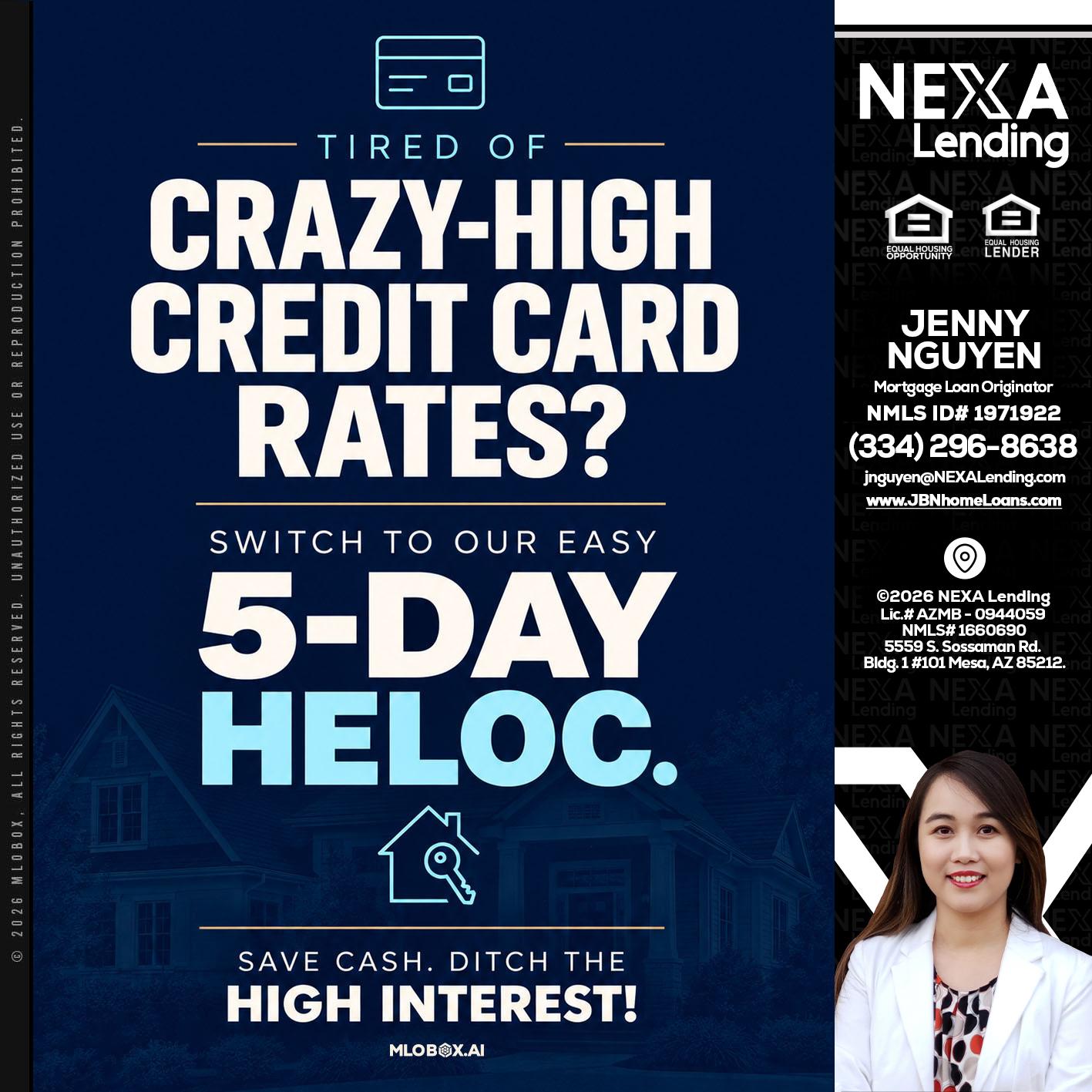 crazy high - Jenny Nguyen -Mortgage Loan Originator