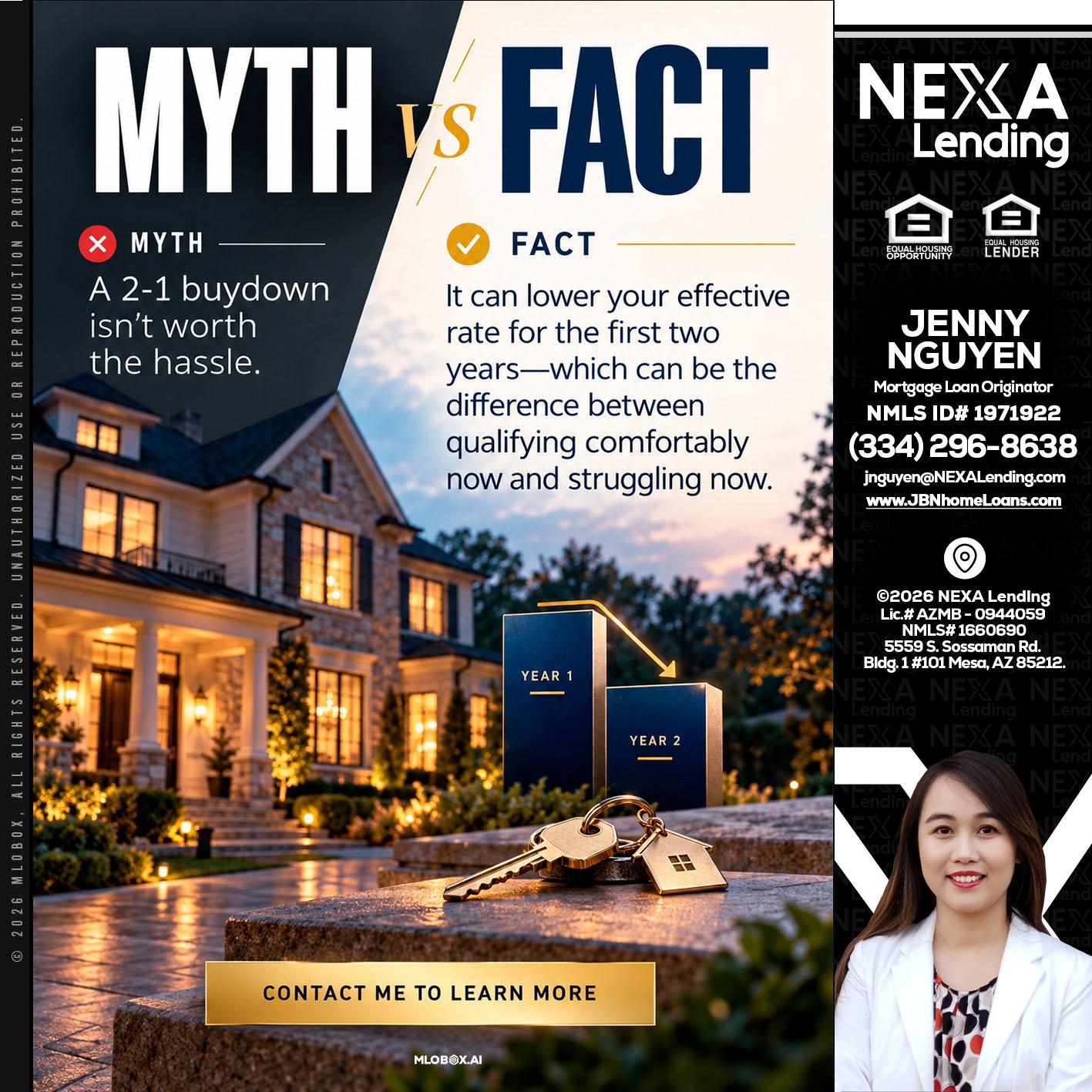 MYTH VS FACT - Jenny Nguyen -Mortgage Loan Originator