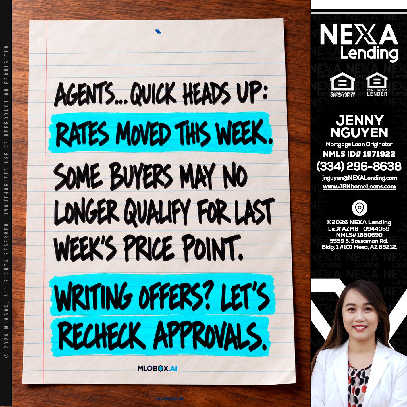 AGENTS - Jenny Nguyen -Mortgage Loan Originator