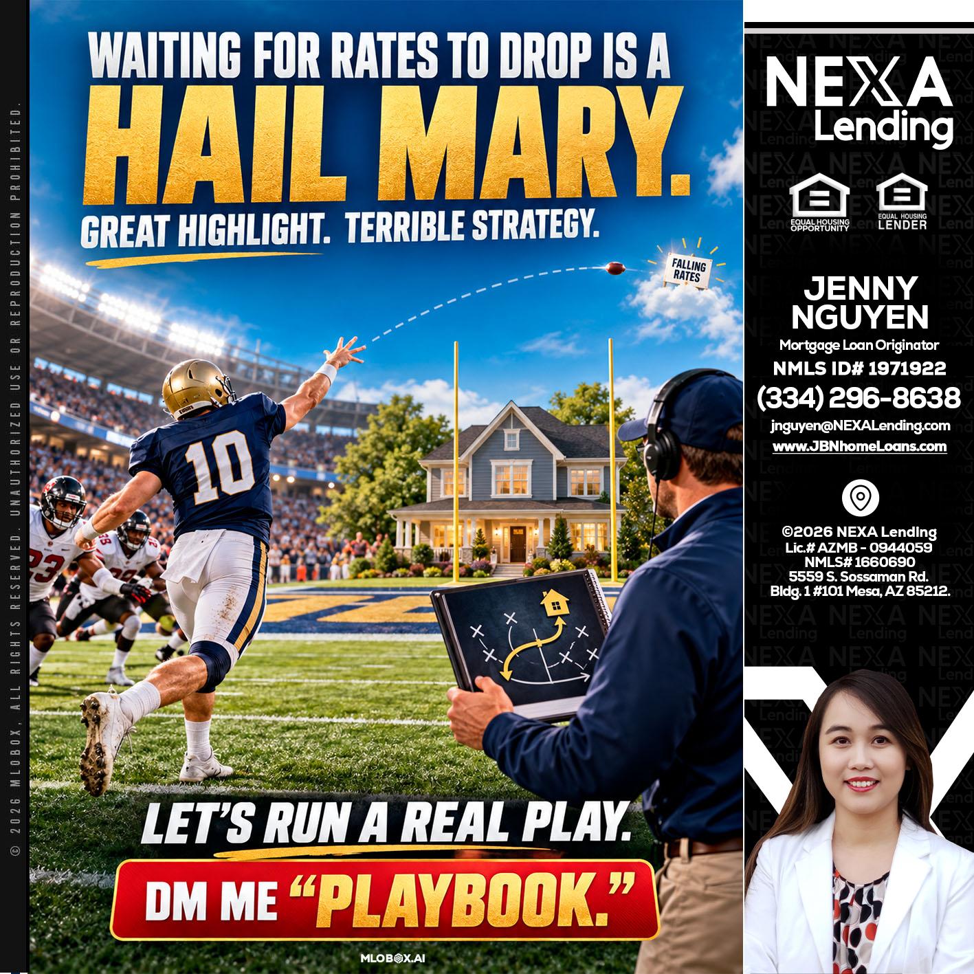 HAIL MARY - Jenny Nguyen -Mortgage Loan Originator