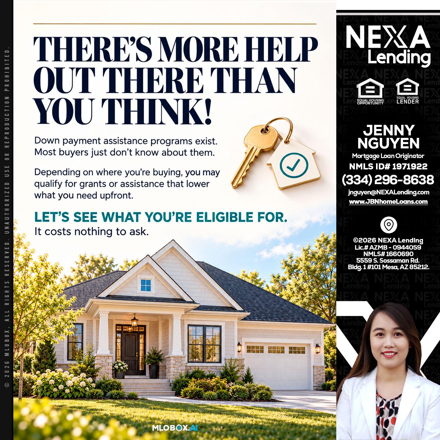 THERES MORE - Jenny Nguyen -Mortgage Loan Originator