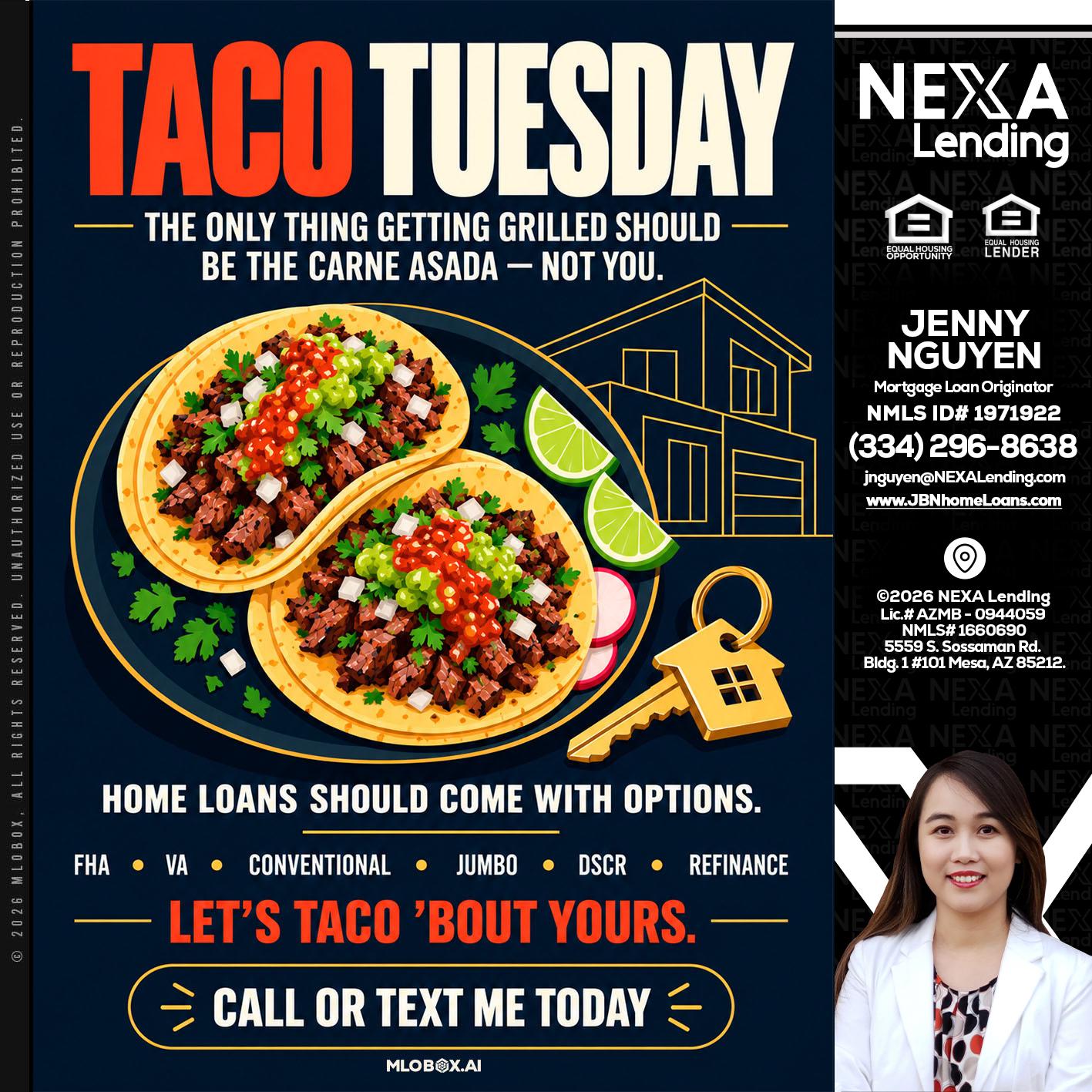 TACOS TUESDAY - Jenny Nguyen -Mortgage Loan Originator