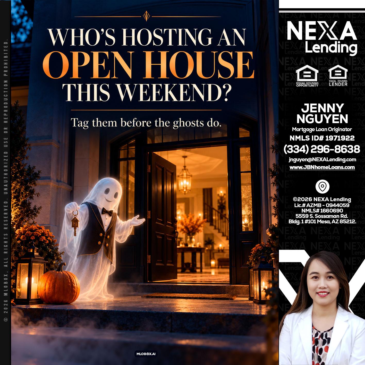 WHO IS HOSTING? - Jenny Nguyen -Mortgage Loan Originator