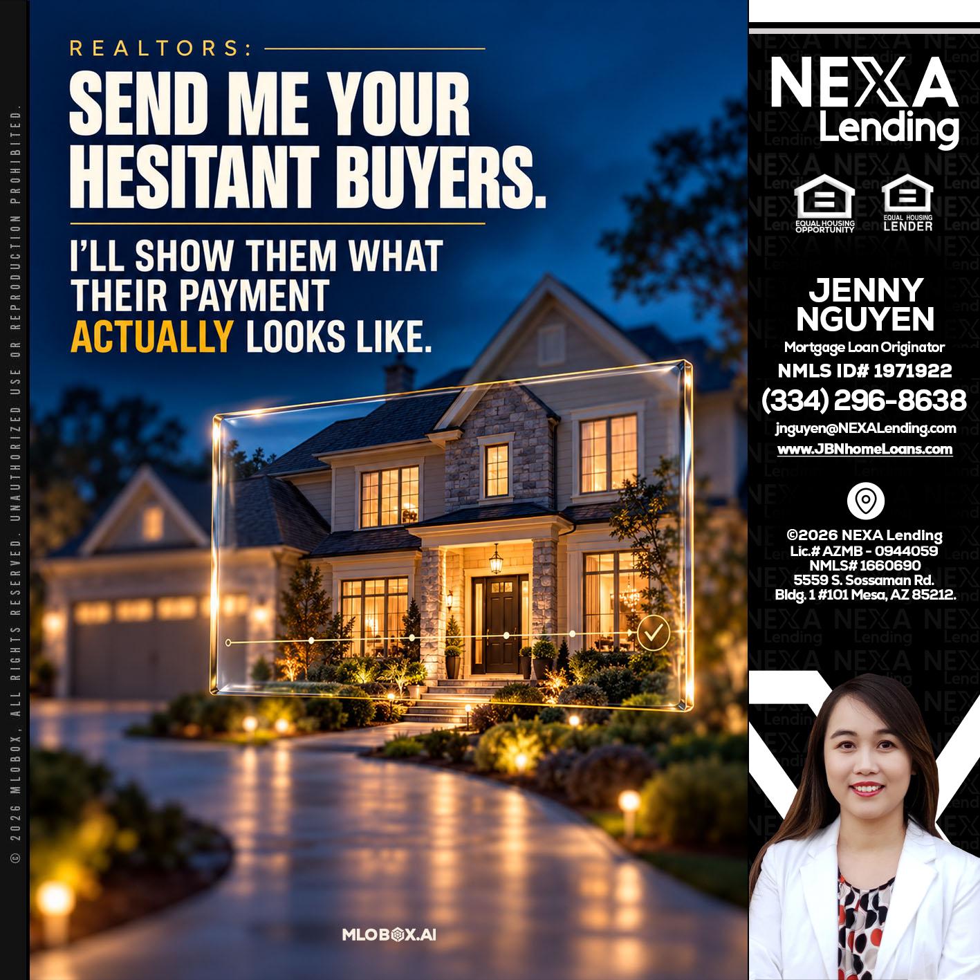 REALTOR - Jenny Nguyen -Mortgage Loan Originator